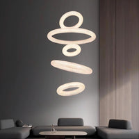 LASSE Ring Chandelier by Lampadom - side view