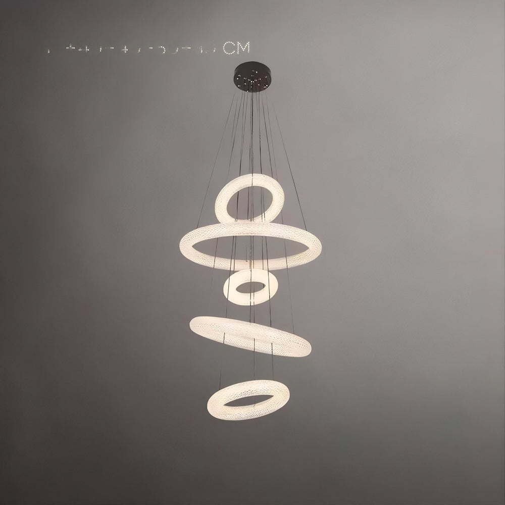 LASSE Ring Chandelier by Lampadom - angle view