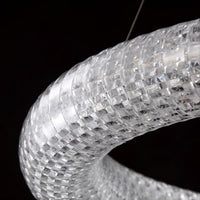 LASSE Ring Chandelier by Lampadom - side view
