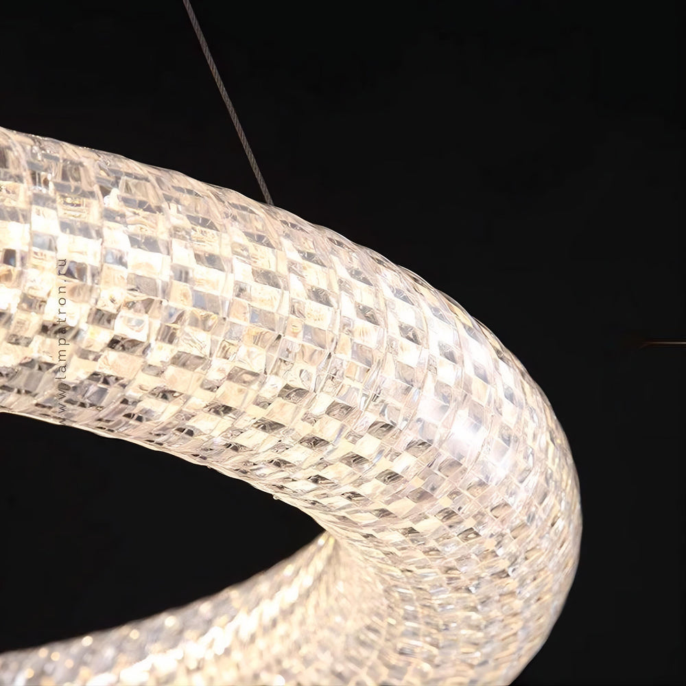 LASSE Ring Chandelier by Lampadom - angle view