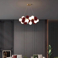 LATTE Ring Chandelier by Lampadom - side view