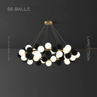 LATTE Ring Chandelier by Lampadom - scale reference