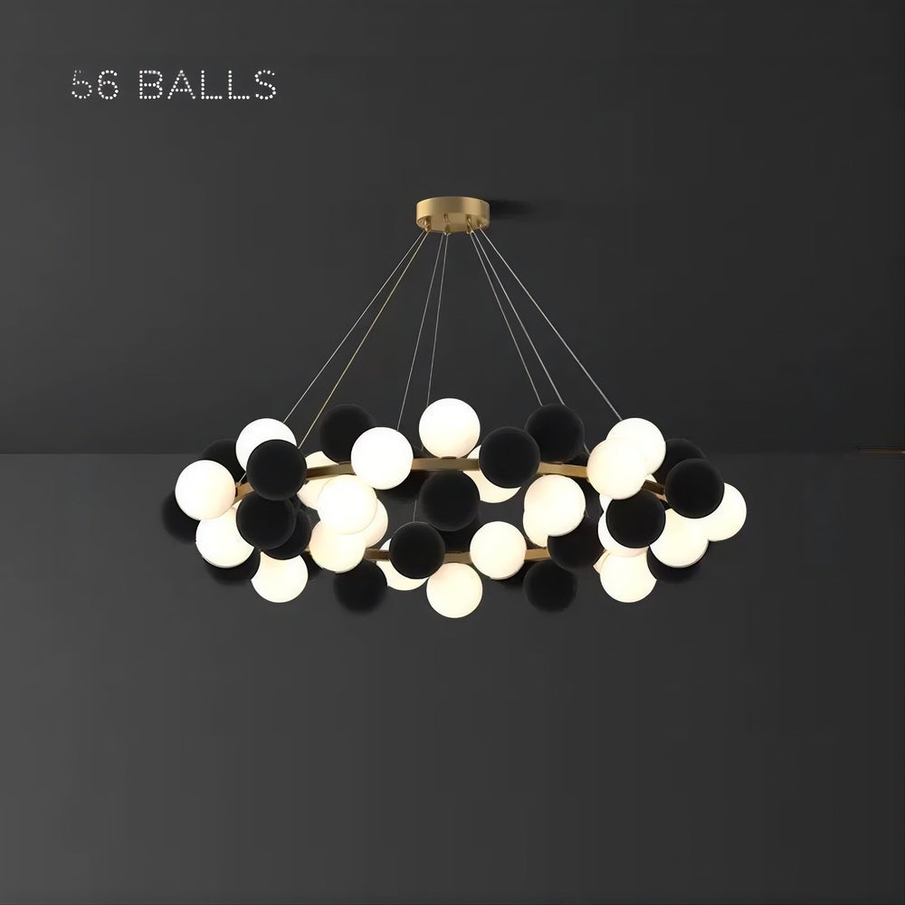 LATTE Ring Chandelier by Lampadom - top view
