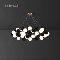 LATTE Ring Chandelier by Lampadom - top view