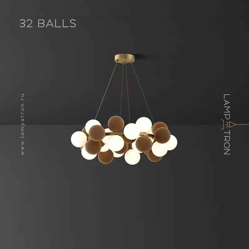 LATTE Ring Chandelier by Lampadom - scale reference