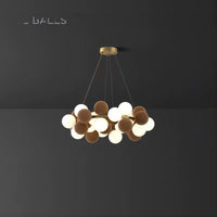 LATTE Ring Chandelier by Lampadom - top view