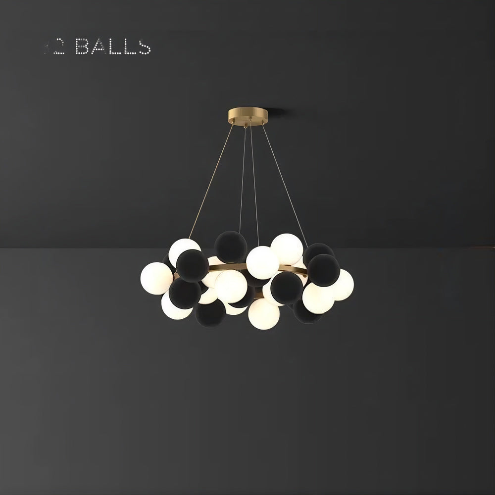 LATTE Ring Chandelier by Lampadom - angle view