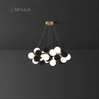 LATTE Ring Chandelier by Lampadom - angle view