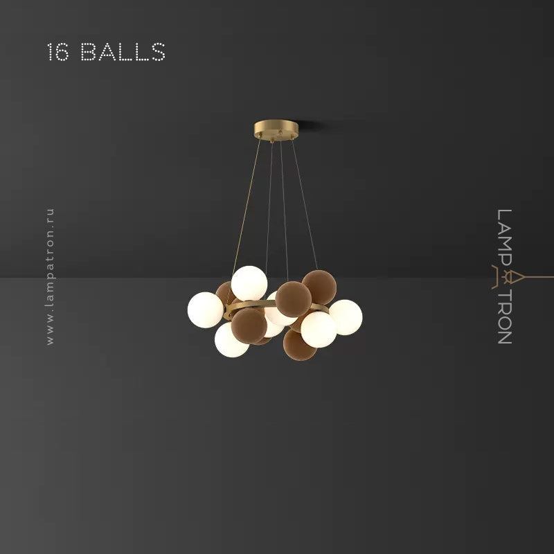LATTE Ring Chandelier by Lampadom - side view