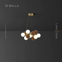 LATTE Ring Chandelier by Lampadom - side view