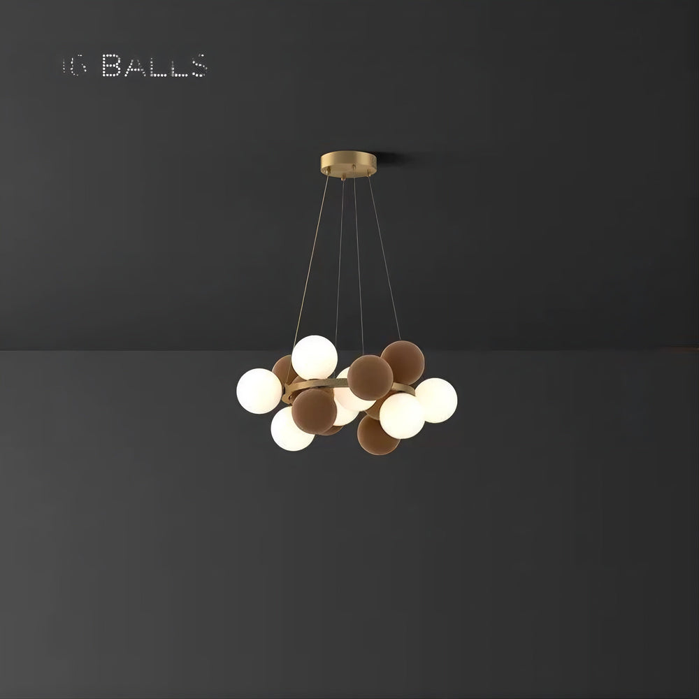 LATTE Ring Chandelier by Lampadom - detail view