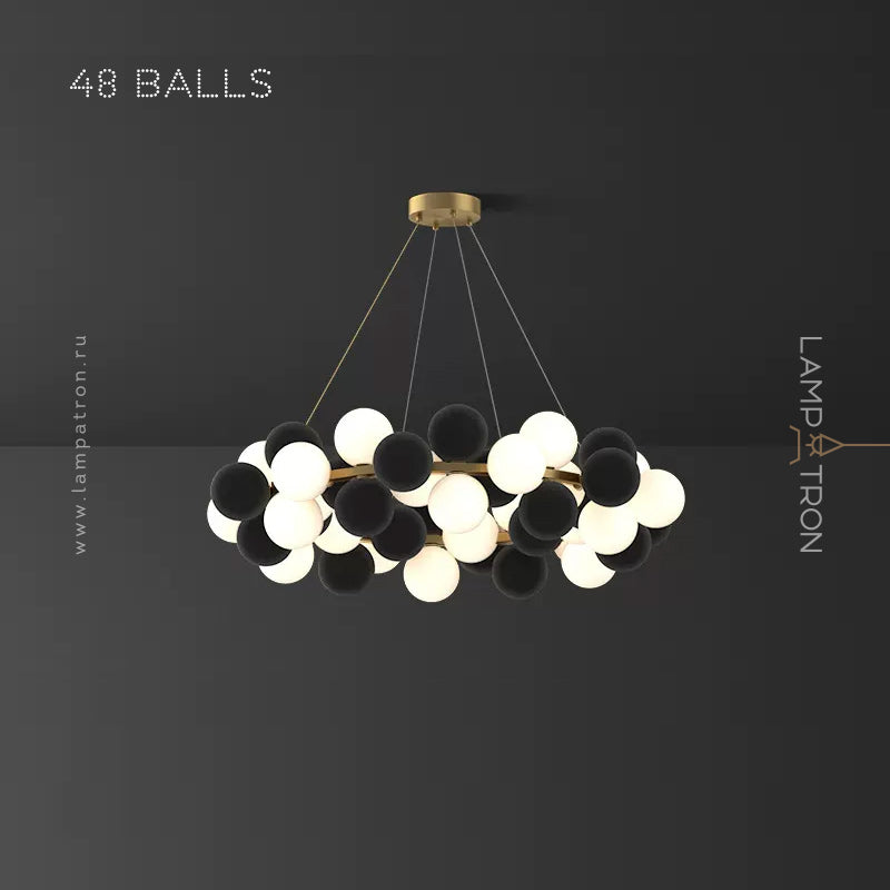 LATTE Ring Chandelier by Lampadom - side view