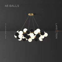 LATTE Ring Chandelier by Lampadom - side view