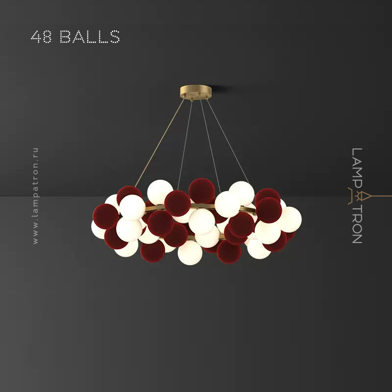 LATTE Ring Chandelier by Lampadom - close-up
