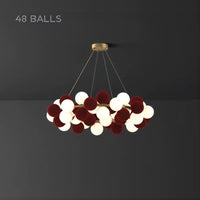 LATTE Ring Chandelier by Lampadom - scale reference