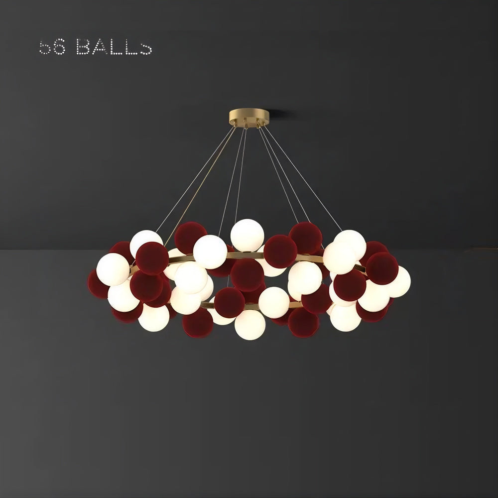 LATTE Ring Chandelier by Lampadom - angle view