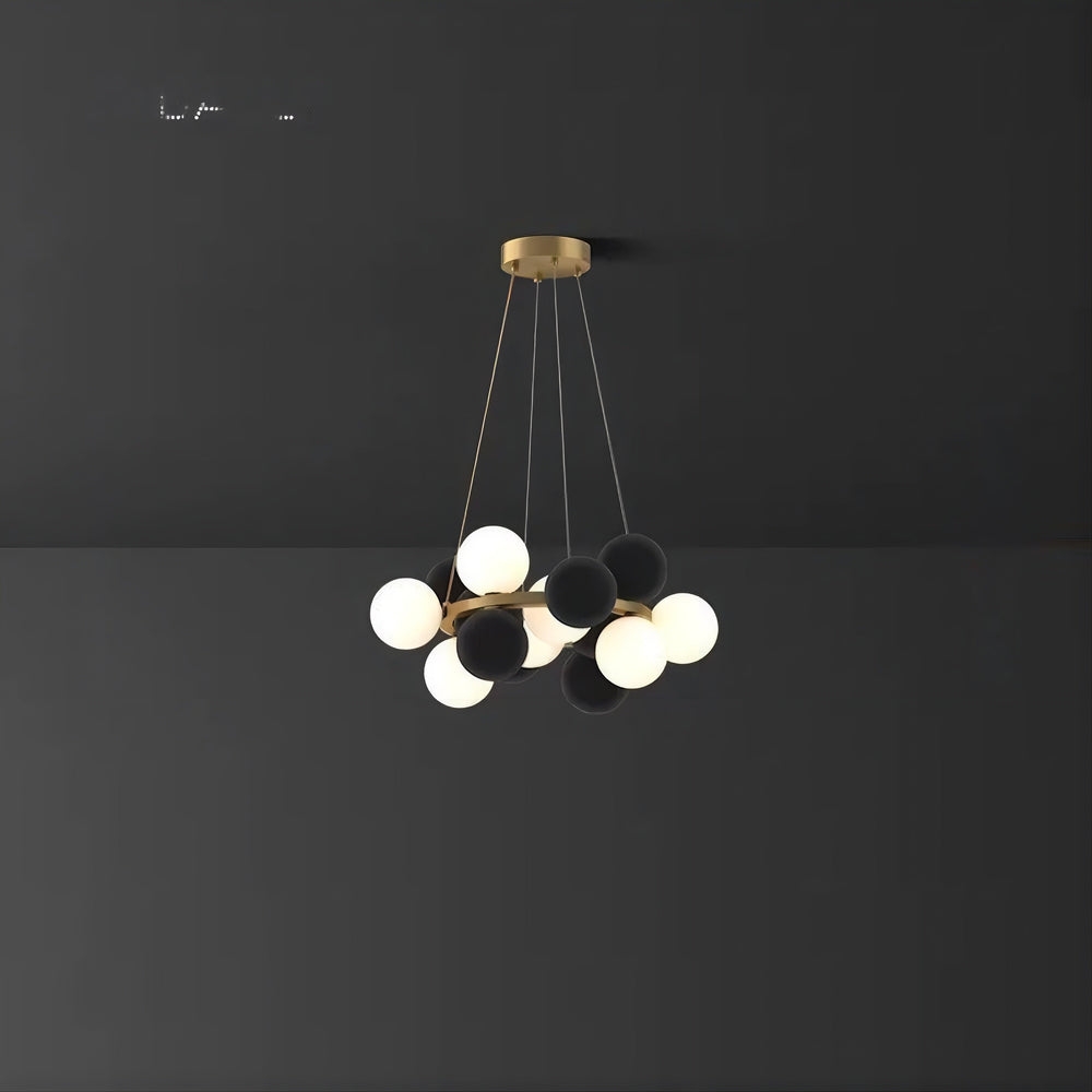 LATTE Ring Chandelier by Lampadom - scale reference