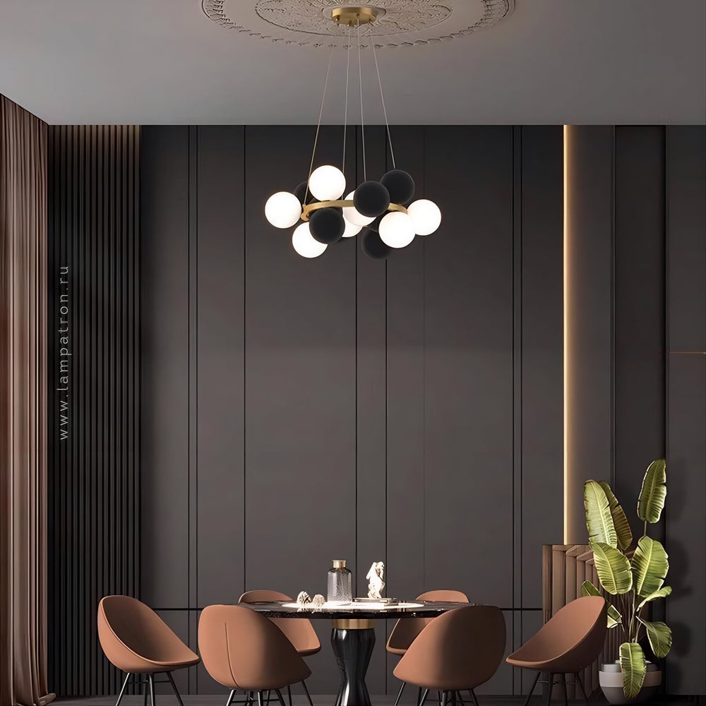 LATTE Ring Chandelier by Lampadom - detail view