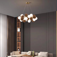 LATTE Ring Chandelier by Lampadom - close-up
