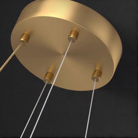 LATTE Ring Chandelier by Lampadom - top view