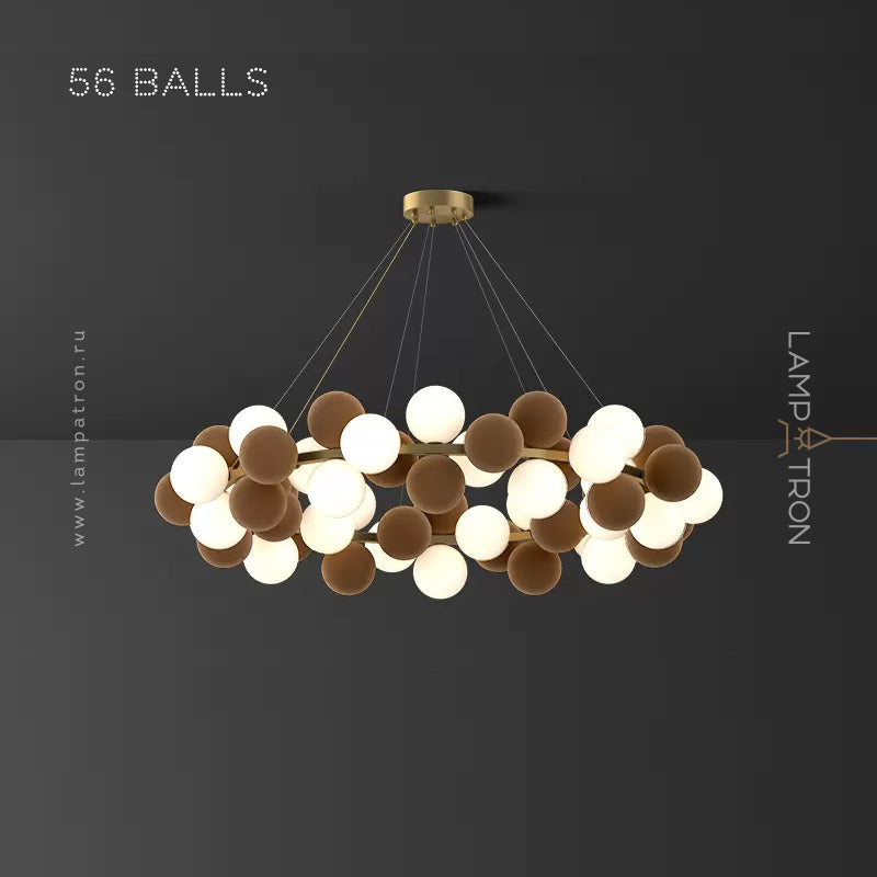 LATTE Ring Chandelier by Lampadom - detail view