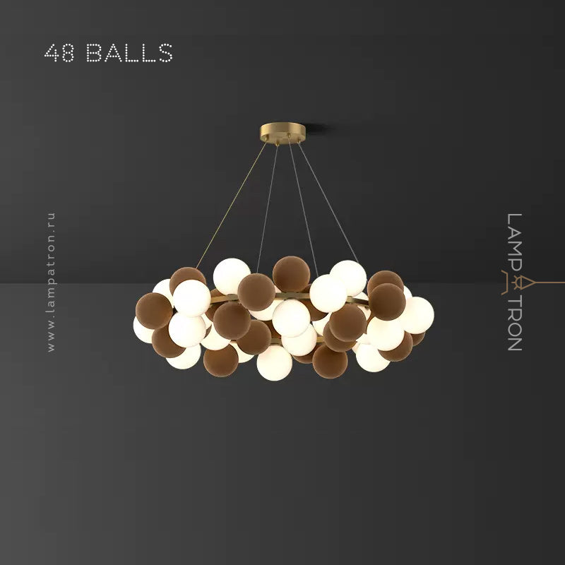 LATTE Ring Chandelier by Lampadom - angle view