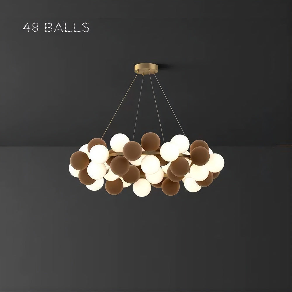 LATTE Ring Chandelier by Lampadom - close-up