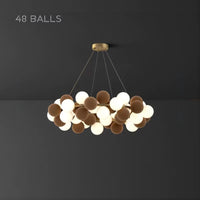 LATTE Ring Chandelier by Lampadom - close-up