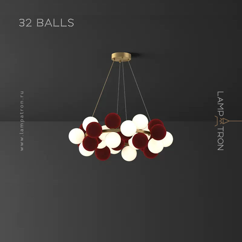 LATTE Ring Chandelier by Lampadom - top view
