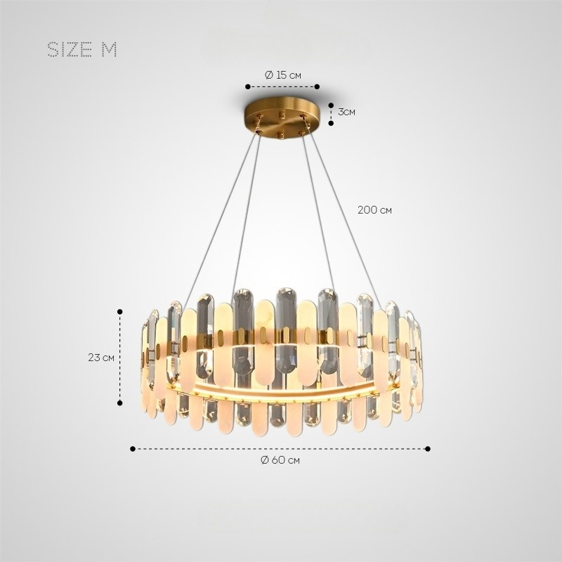 LAUGE Chandelier by Lampadom - ambient shot