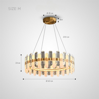 LAUGE Chandelier by Lampadom - ambient shot