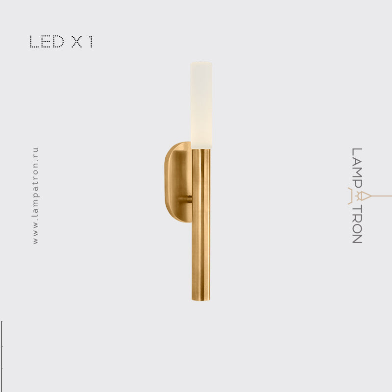 LAURA B Wall Light by Lampadom - scale reference