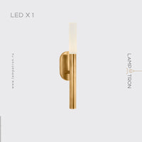 LAURA B Wall Light by Lampadom - scale reference