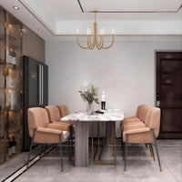 LAURA Chandelier by Lampadom - scale reference