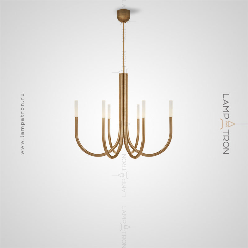LAURA Chandelier by Lampadom - angle view