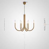 LAURA Chandelier by Lampadom - angle view