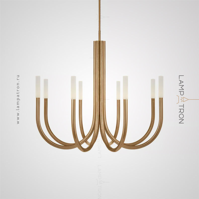 LAURA Chandelier by Lampadom - side view
