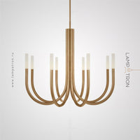 LAURA Chandelier by Lampadom - side view