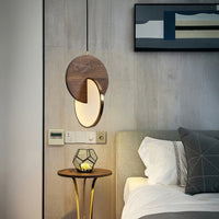 GLATT WOOD Pendant by Lampadom - top view