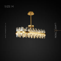 LAURENT B Linear Chandelier