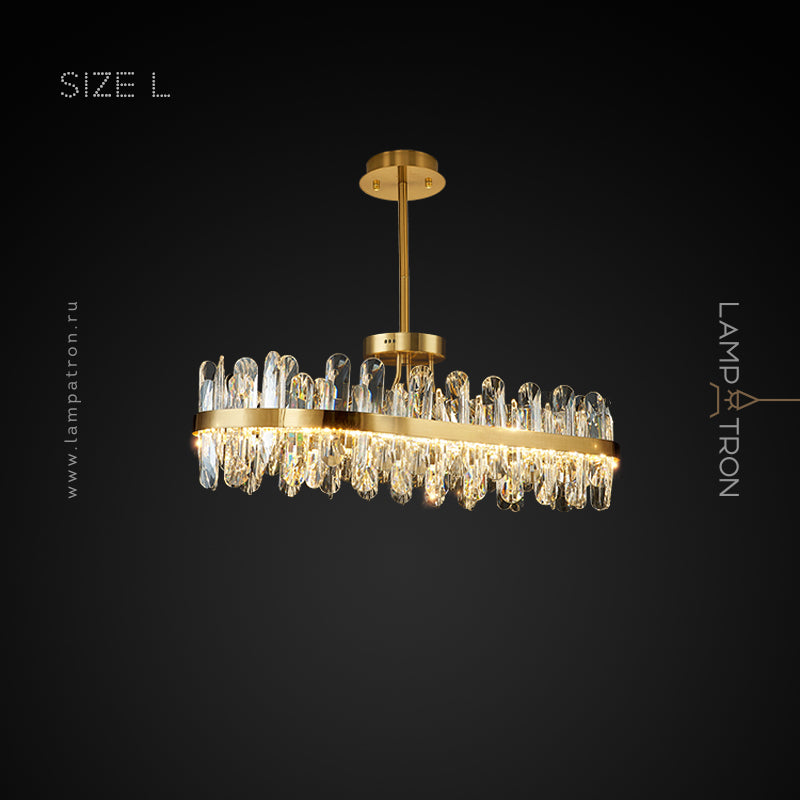 LAURENT B Linear Chandelier