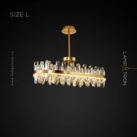 LAURENT B Linear Chandelier