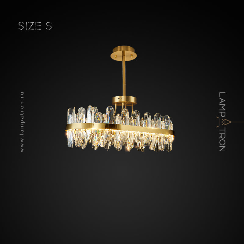 LAURENT B Linear Chandelier