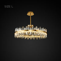 LAURENT B Chandelier by Lampadom - scale reference