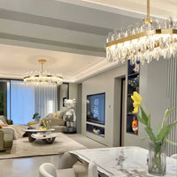 LAURENT B Chandelier by Lampadom - side view