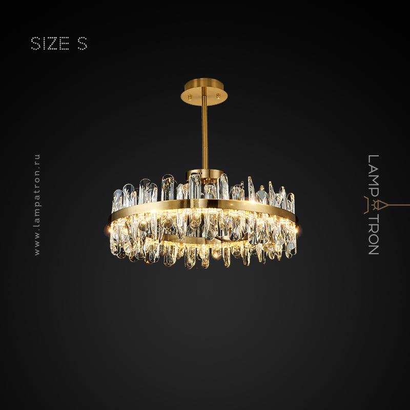 LAURENT B Chandelier by Lampadom - top view