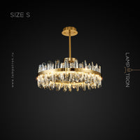LAURENT B Chandelier by Lampadom - top view