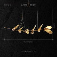 LAVRA Chandelier by Lampadom - close-up