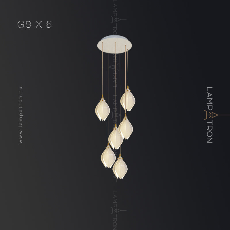 LEA MORE Cascade Light by Lampadom - ambient shot