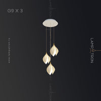 LEA MORE Cascade Light by Lampadom - scale reference